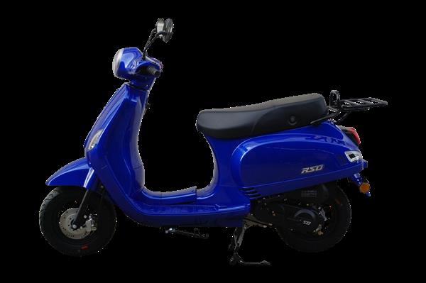 Grote foto kappenset candy blue rso sense vx50 s riva s vespa look s motoren overige accessoires