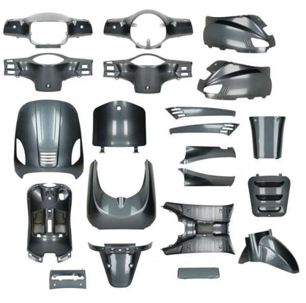 Grote foto kappenset metallic donker grijs rso sense vx50 s riva s vespa look s motoren overige accessoires