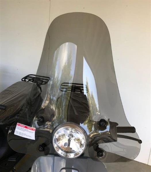 Grote foto windscherm smoke ronde koplamp rso sense riva vx50 vespelini vespa look motoren overige accessoires