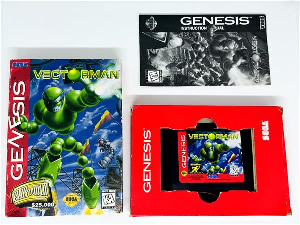 Grote foto sega genesis vectorman spelcomputers games overige merken
