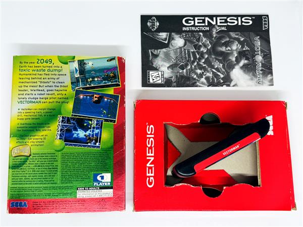 Grote foto sega genesis vectorman spelcomputers games overige merken
