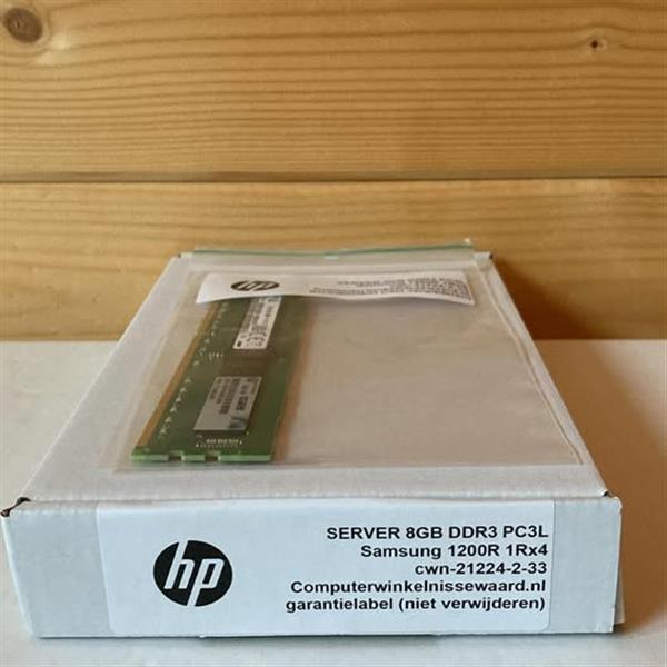 Grote foto hp server geheugen 8gb ddr3 pc3l 1200r dimm samsung computers en software overige computers en software