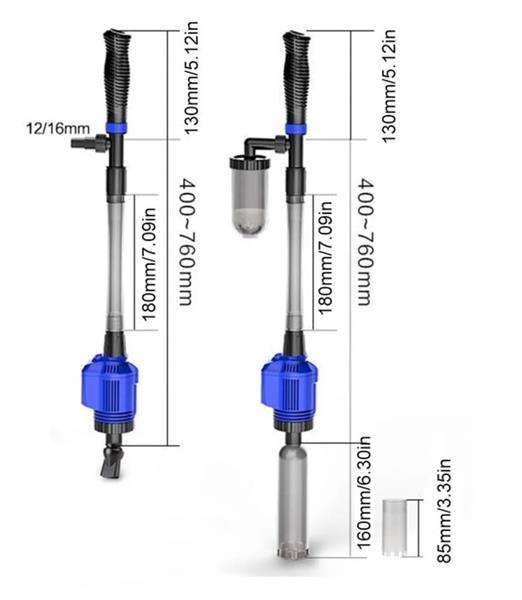 Grote foto gravel cleaner pro 800 aquarium stofzuiger waterhevel extra sterk dieren en toebehoren vissenkommen