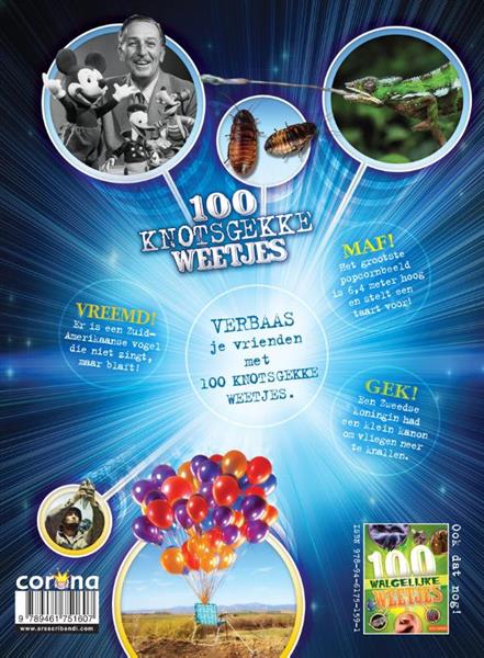Grote foto 100 knotsgekke weetjes 100 weetjes boeken woordenboeken