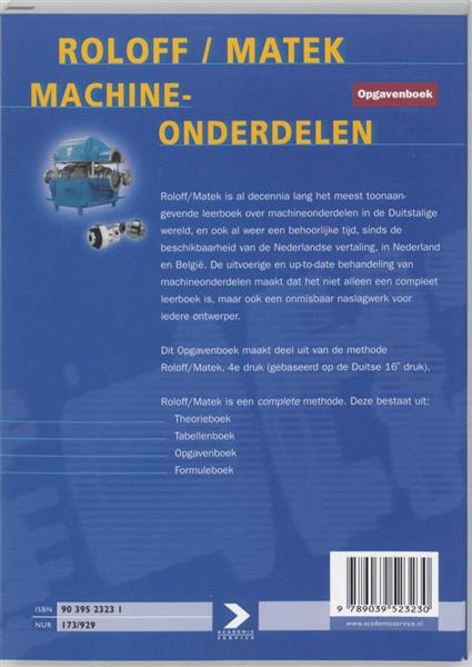 Grote foto roloff matek machineonderdelen opgavenboek 4e druk boeken overige boeken