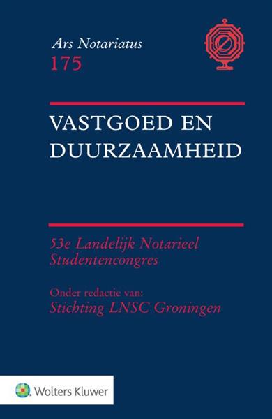 Grote foto vastgoed en duurzaamheid ars notariatus 175 boeken wetenschap