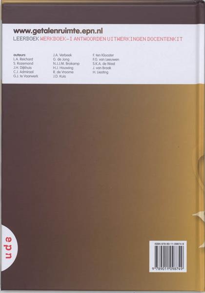Grote foto getal en ruimte 2 havo b boeken overige boeken