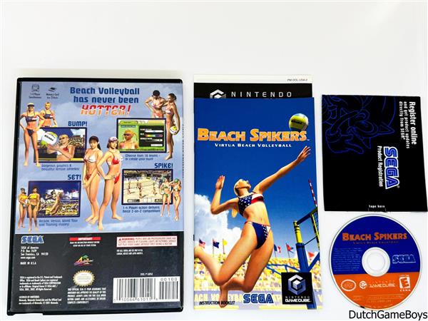 Grote foto nintendo gamecube beach spikers virtua beach volleyball usa spelcomputers games overige nintendo games