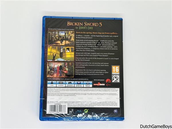 Grote foto playstation 4 ps4 broken sword 5 the serpent curse new sealed spelcomputers games overige games