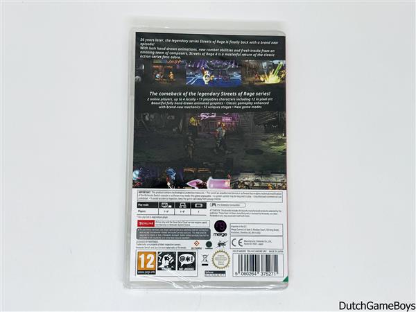 Grote foto nintendo switch streets of rage 4 new sealed spelcomputers games overige