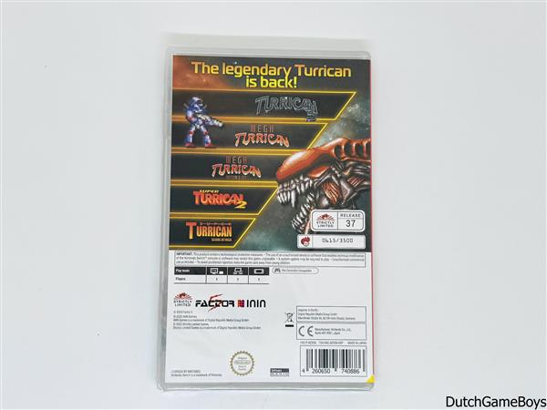 Grote foto nintendo switch turrican anthology vol. 2 new sealed spelcomputers games overige
