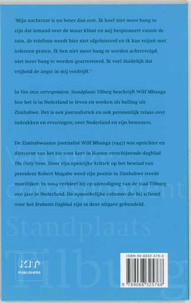 Grote foto standplaats tilburg van onze correspondent boeken politiek en maatschappij