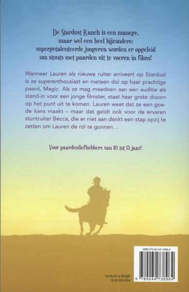 Grote foto de nieuwe ster stardust ranch voor stuntpaarden boeken jeugd 13 jaar en ouder