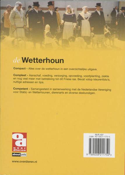 Grote foto de wetterhoun over dieren 167 boeken hobby en vrije tijd