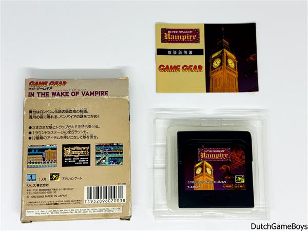 Grote foto sega game gear in the wake of vampire japan spelcomputers games overige nintendo games