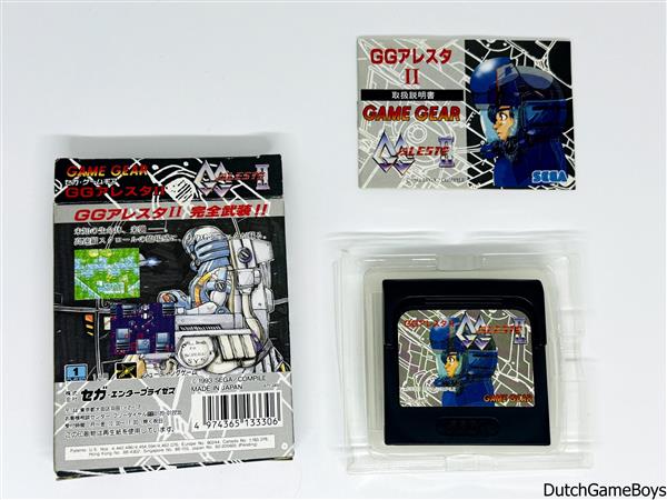 Grote foto sega game gear aleste ii japan spelcomputers games overige nintendo games