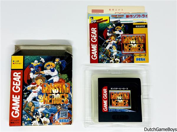 Grote foto sega game gear gunstar heroes japan spelcomputers games overige nintendo games