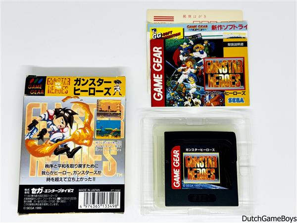 Grote foto sega game gear gunstar heroes japan spelcomputers games overige nintendo games