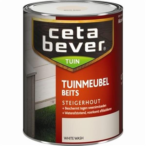 Grote foto cetabever tuinmeubelbeits whitewash 750ml doe het zelf en verbouw gereedschappen en machines