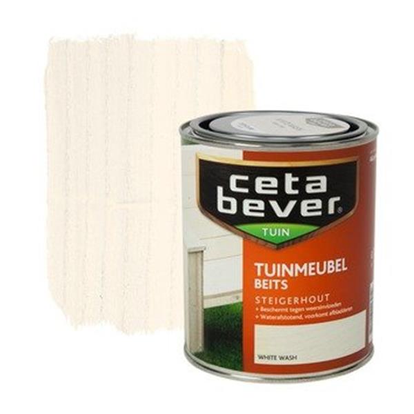 Grote foto cetabever tuinmeubelbeits whitewash 750ml doe het zelf en verbouw gereedschappen en machines
