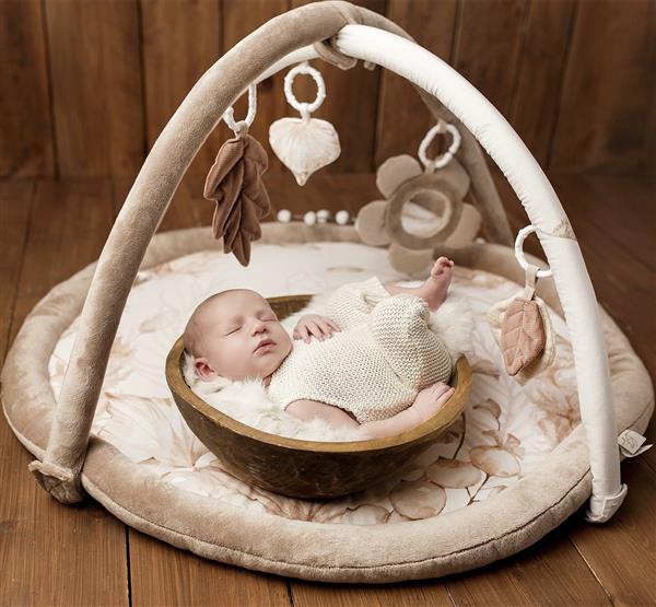 Grote foto ronde babyspeelmat boho boho kinderen en baby overige