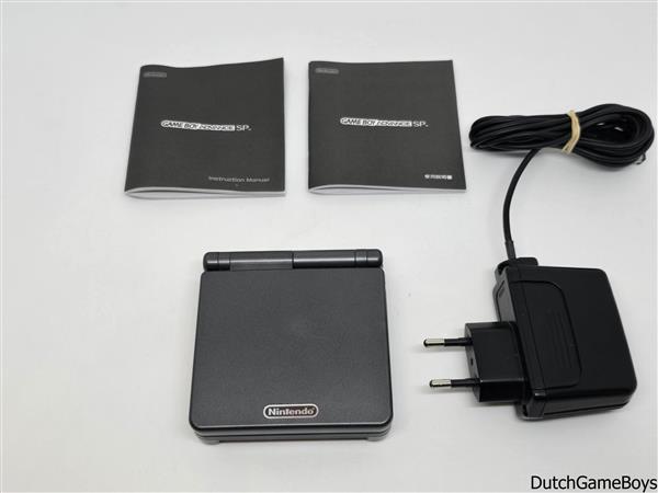 Grote foto gameboy advance gba sp console graphite black ags 101 asi boxed spelcomputers games overige merken