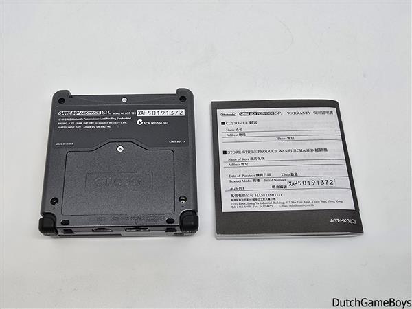 Grote foto gameboy advance gba sp console graphite black ags 101 asi boxed spelcomputers games overige merken