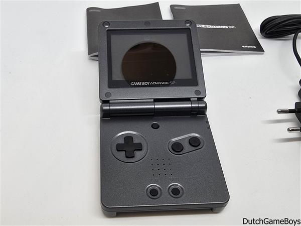 Grote foto gameboy advance gba sp console graphite black ags 101 asi boxed spelcomputers games overige merken