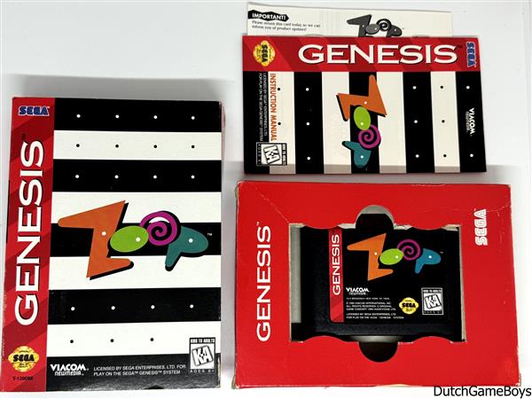 Grote foto sega genesis zoop spelcomputers games overige merken