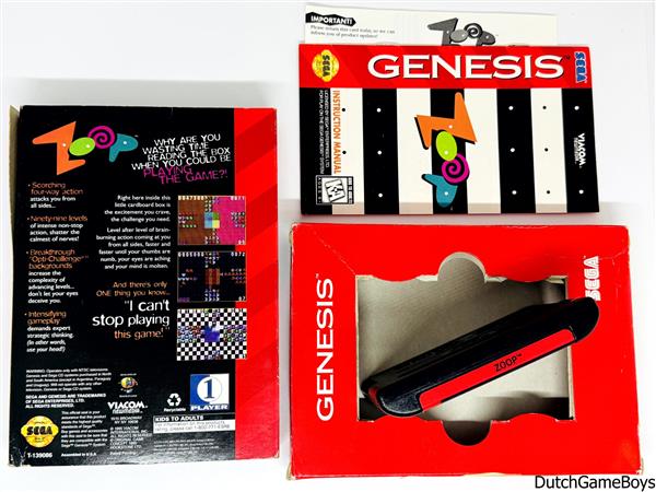 Grote foto sega genesis zoop spelcomputers games overige merken