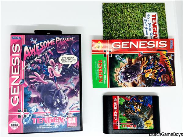 Grote foto sega genesis awesome possum kicks dr. machino butt spelcomputers games overige merken