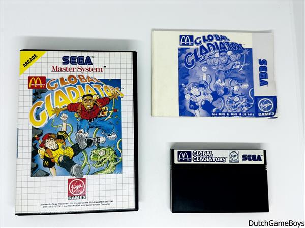 Grote foto sega master system global gladiators spelcomputers games overige games