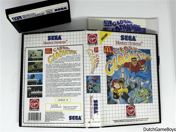 Grote foto sega master system global gladiators spelcomputers games overige games