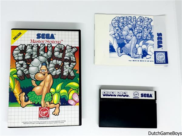 Grote foto sega master system chuck rock spelcomputers games overige games