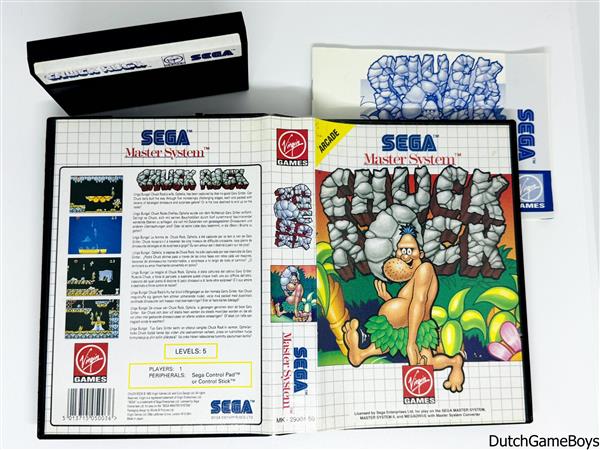 Grote foto sega master system chuck rock spelcomputers games overige games