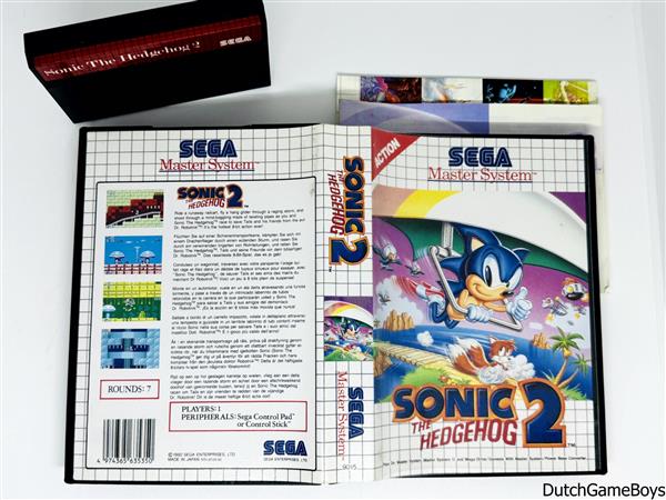 Grote foto sega master system sonic the hedgehog 2 spelcomputers games overige games