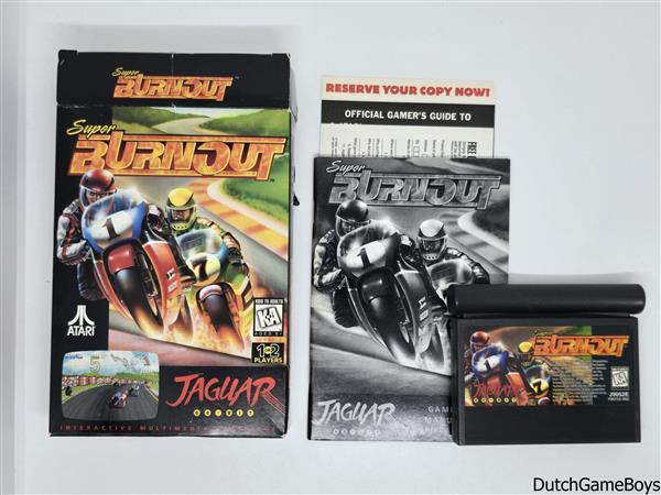 Grote foto atari jaguar super burnout spelcomputers games overige games