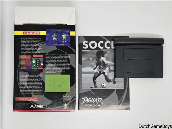 Grote foto atari jaguar international sensible soccer spelcomputers games overige games