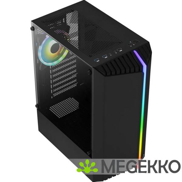 Grote foto aerocool bionic zwart computers en software behuizingen en kasten