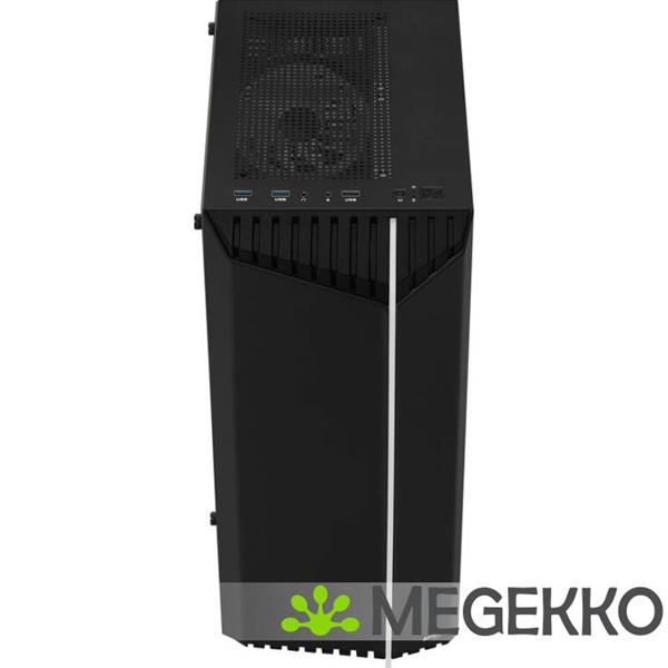 Grote foto aerocool bionic zwart computers en software behuizingen en kasten