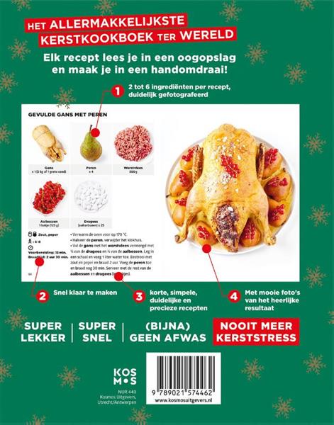 Grote foto het allermakkelijkste kerstkookboek ter wereld simplissime boeken kookboeken