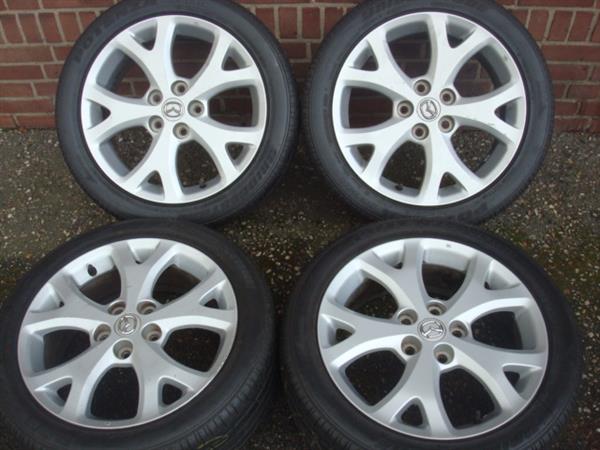 Grote foto 17 originele mazdan y spock velgen 5x114.3 auto onderdelen banden en velgen