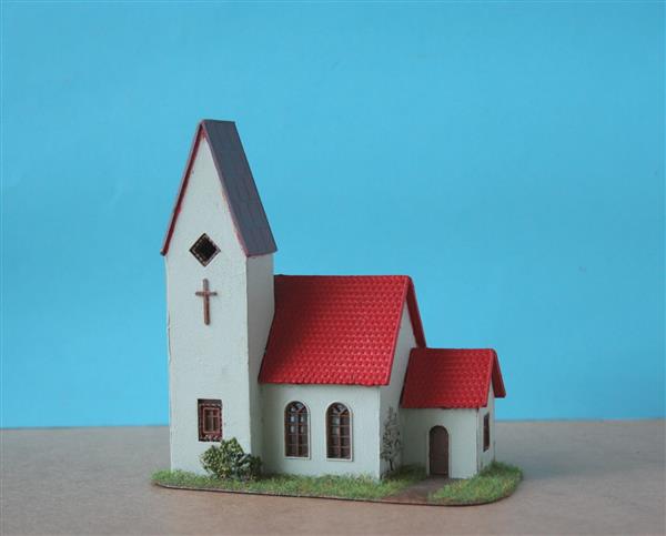 Grote foto zadeldakkerk h0 ho nh361 hobby en vrije tijd h0