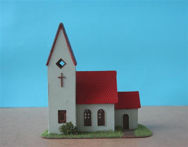 Grote foto zadeldakkerk h0 ho nh361 hobby en vrije tijd h0