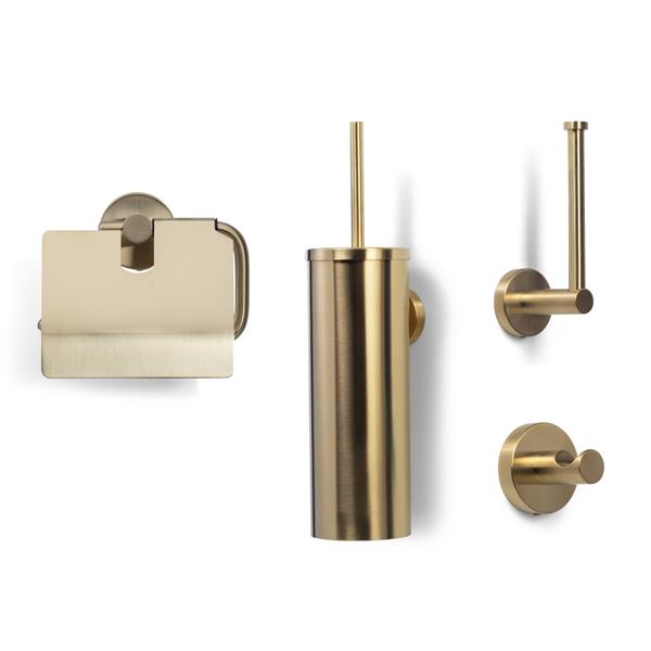 Grote foto blue label blue label vida toiletaccessoires set goud doe het zelf en verbouw sanitair