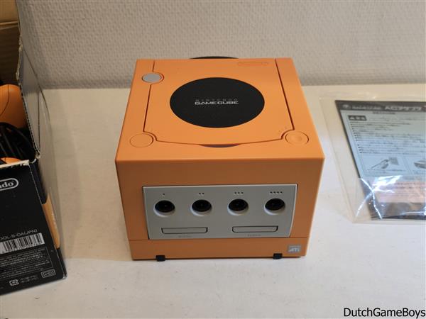 Grote foto nintendo gamecube console orange japan boxed spelcomputers games overige merken