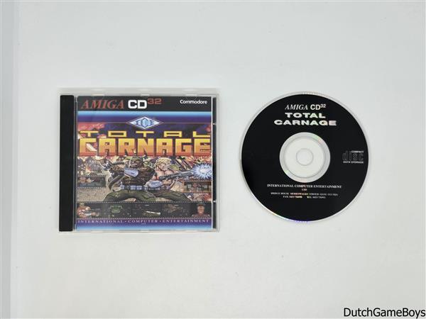 Grote foto amiga cd32 total carnage spelcomputers games overige games
