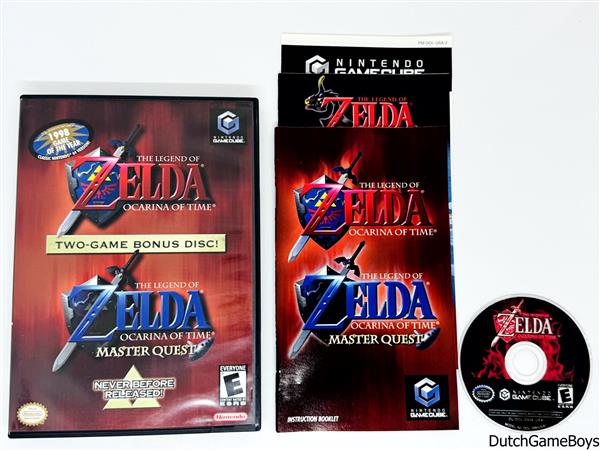 Grote foto nintendo gamecube the legend of zelda ocarina of time master quest usa spelcomputers games overige nintendo games