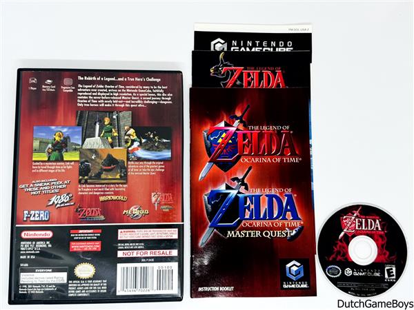 Grote foto nintendo gamecube the legend of zelda ocarina of time master quest usa spelcomputers games overige nintendo games