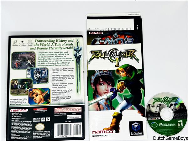 Grote foto nintendo gamecube soul calibur ii usa spelcomputers games overige nintendo games